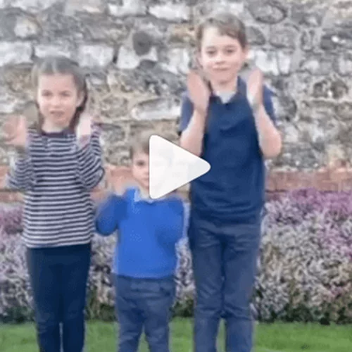 Viral | Τα πριγκιπόπουλα George, Charlotte και Louis, χειροκροτούν τους ήρωες γιατρούς και νοσηλευτές