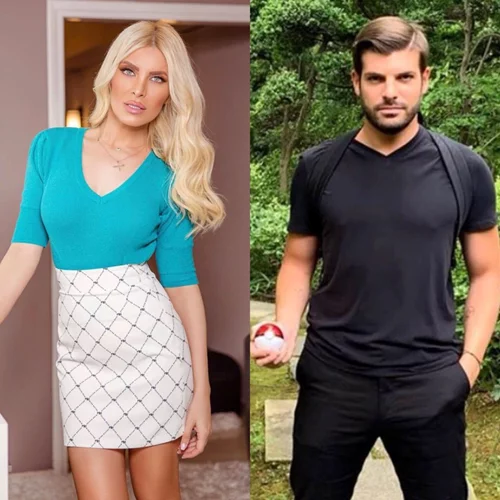 Κατερίνα Καινούργιου - Φίλιππος Τσαγκρίδης Παναγόπουλος | Έτσι τα περνάνε στην καραντίνα στο σπίτι του (pics)