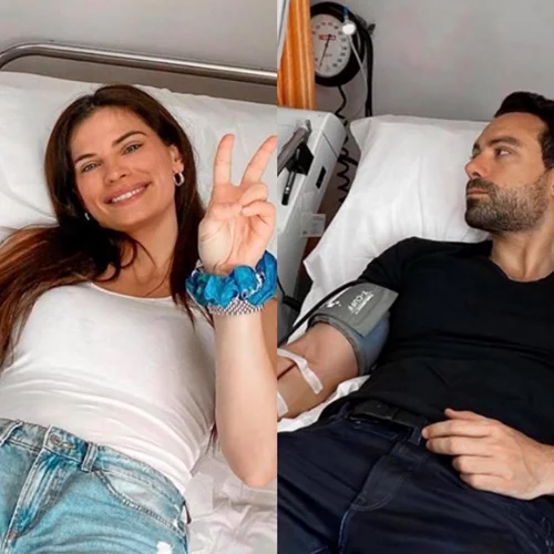 Χριστίνα Μπόμπα - Σάκης Τανιμανίδης | Στο νοσοκομείο το ζευγάρι (pics)