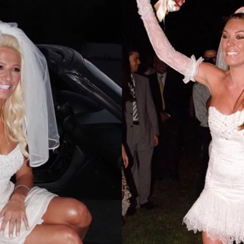 Little white dress | Οι διάσημες Ελληνίδες που επέλεξαν mini νυφικό