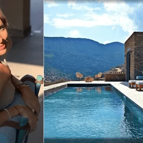 Προβλήματα στον «παράδεισο» της Ελένης Μενεγάκη | Η διπλή ατυχία με την εκπληκτική ξενοδοχειακή μονάδα της στην Άνδρο (pics)