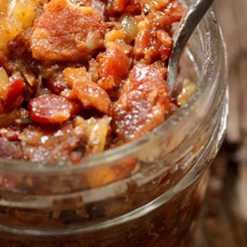 Μαρμελάδα μπέικον με bourbon