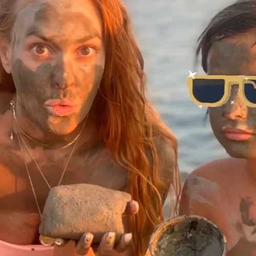 Σίσσυ Χρηστίδου | Βρήκε τον τρόπο να κάνει beauté μαζί με τα παιδιά της στην παραλία