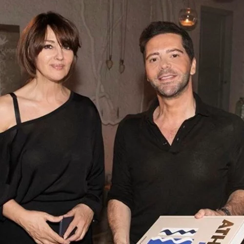 Στην Αθήνα η  Monica Bellucci | Εικόνες από την άφιξή της