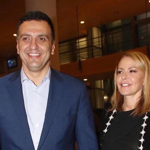 Τζένη Μπαλατσινού - Βασίλης Κικίλιας | Νέα έξοδος για το ζευγάρι δύο μήνες πριν τον ερχομό του παιδιού τους