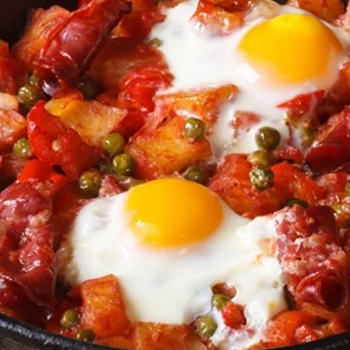 Huevos a la Flamenca | Η πιο νόστιμη ισπανική συνταγή για αυγά