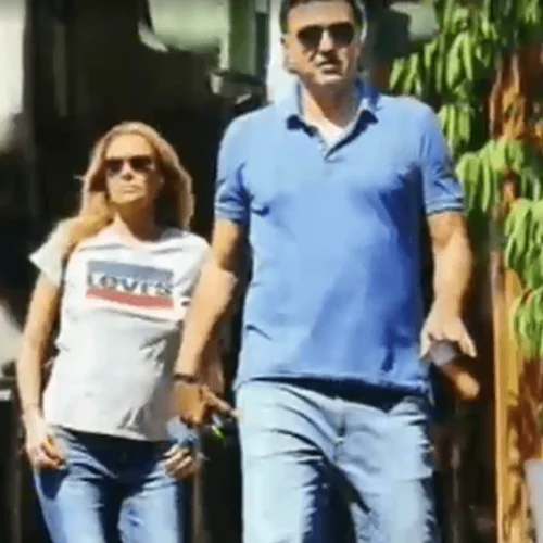 Τζένη Μπαλατσινού | Τα πρώτα πλάνα με (πολύ) φουσκωμένη κοιλίτσα και η βόλτα με τον Βασίλη Κικίλια στον έκτο μήνα της εγκυμοσύνης της