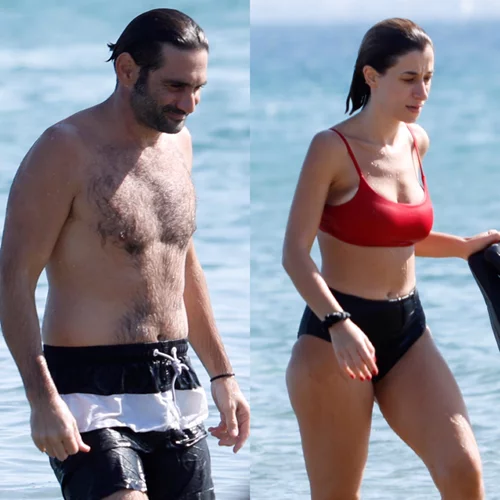 Μαρίζα Ρίζου | Για μπάνιο με τον Οδυσσέα Παπασπηλιόπουλο με ψηλόμεσο μπικίνι