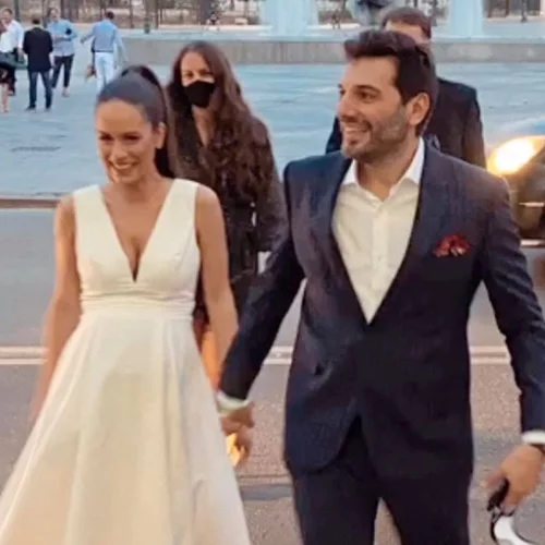 Παναγιώτης Χατζηδάκης - Χαρά Σαράντη | Παντρεύτηκαν λίγο πριν γίνουν γονείς για πρώτη φορά (pics)