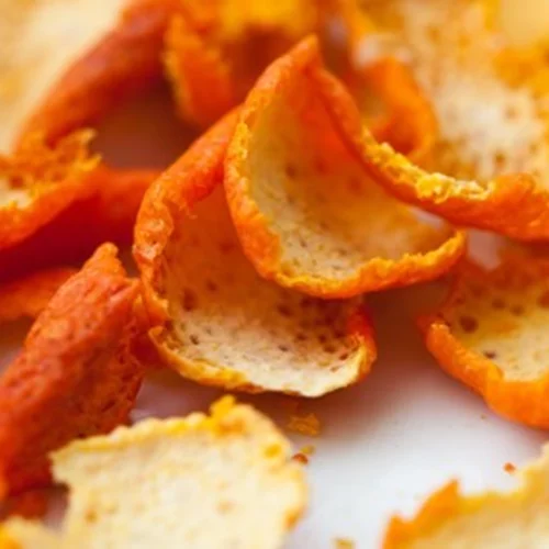 Φλούδες πορτοκαλιού με ζάχαρη