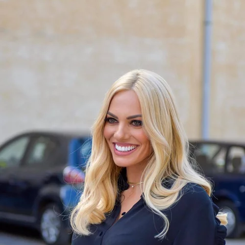 Ιωάννα Μαλέσκου | Η κομψή εμφάνιση με total black look