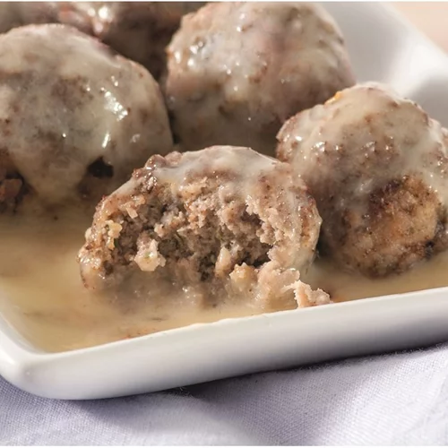 Χοιρινά κεφτεδάκια με σάλτσα μπίρας