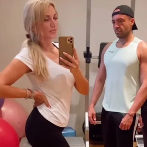 Κωνσταντίνα Σπυροπούλου | Με LBD στο σπιτικό δείπνο με τον Βασίλη Σταθοκωστόπουλο (pics)