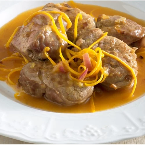 Ψαρονέφρι με πορτοκάλι και πάπρικα