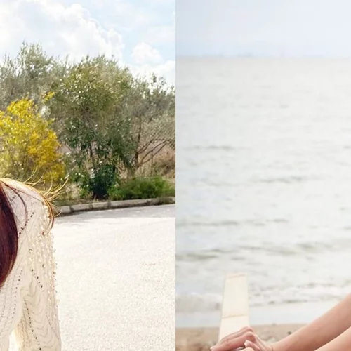 Ηλιάνα Παπαγεωργίου και Μαριαγάπη Ξυπολιά ποζάρουν παρέα και μοιάζουν σαν δύο σταγόνες νερό