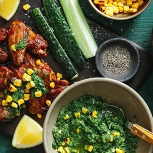 Κοτόπουλο μπάρμπεκιου στο τηγάνι