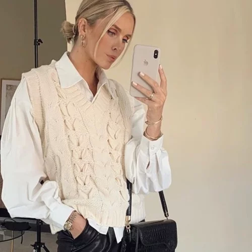 Microtrends 2021 | 6 πλεκτά γιλέκα για να δημιουργήσεις τα πιο κομψά street style looks