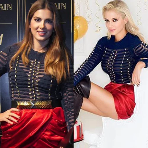 Δούκισσα Νομικού - Σταματίνα Τσιμτσιλή: Με το ίδιο outfit