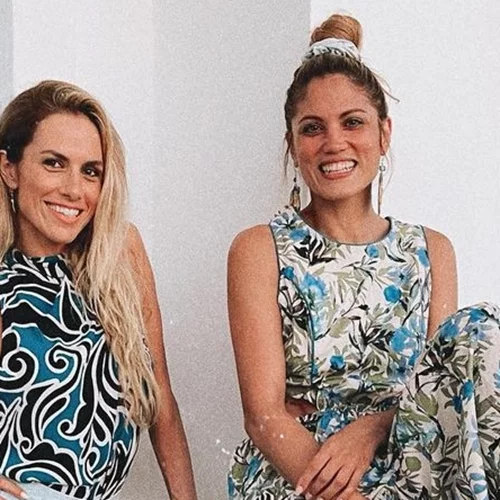 Ντορέττα Παπαδημητρίου | Ποζάρει με την εγκυμονούσα Μαίρη Συνατσάκη ως "ευτυχισμένη νονά"