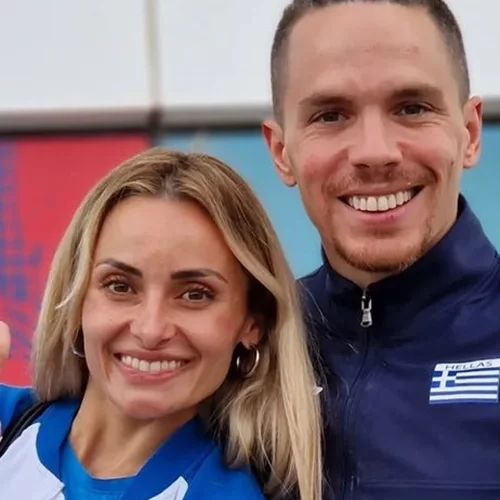 O Λευτέρης Πετρούνιας και η Βασιλική Μιλλούση κάνουν προπόνηση μαζί με τις κόρες τους