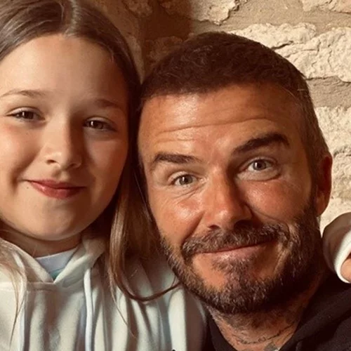 David Beckham | Η cute στιγμή που τραγουδάει και χορεύει με την κόρη του, Harper, σε συναυλία του Harry Styles