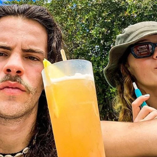 Γαία Μερκούρη-Άγγελος Λάτσιος | Η νέα καλλιτεχνική φωτογραφία του ζευγαριού με θέα το ηλιοβασίλεμα