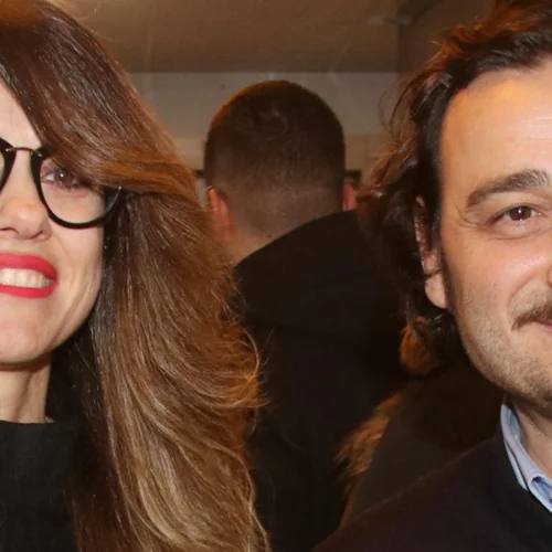 Λίνα Πρίντζου | Απογείωσε το total black look, σε σπάνια βραδινή έξοδο με τον Βασίλη Χαραλαμπόπουλου