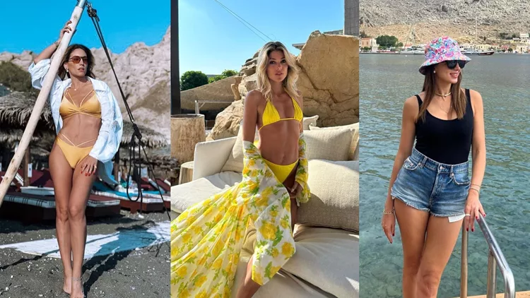 Τα stylish μαγιό που επέλεξαν οι Ελληνίδες celebrities το τριήμερο του Αγίου Πνεύματος
