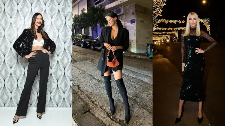 Τα looks των Ελληνίδων celebrities που μας εμπνέουν για το ρεβεγιόν της Πρωτοχρονιάς