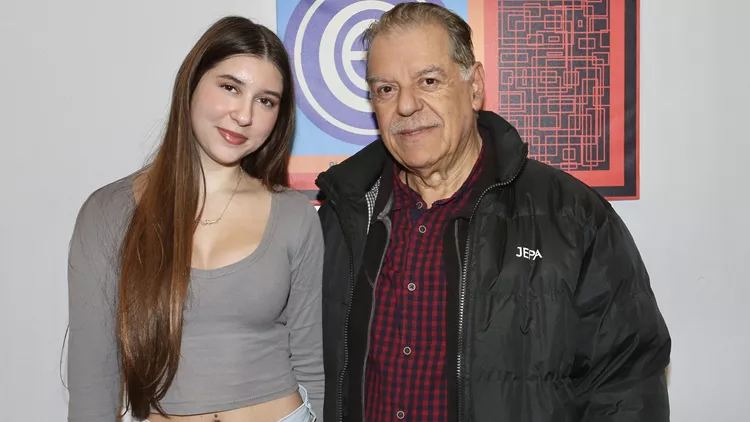 Χάρης Σώζος με την κόρη του