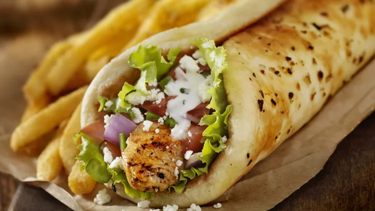 σπιτικός γύρος κοτόπουλο