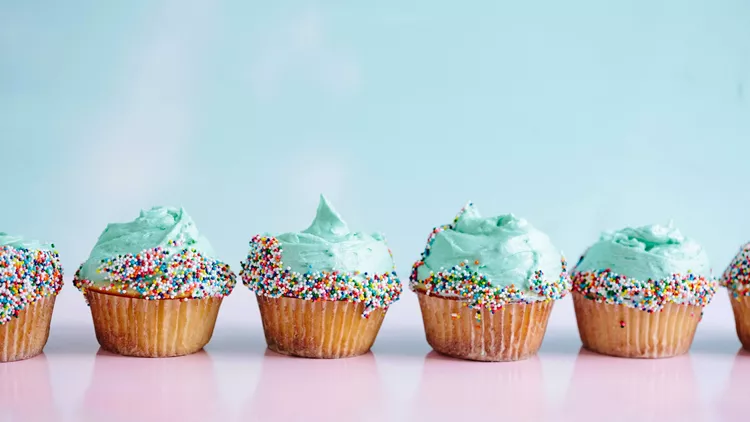 Blue cupcakes
