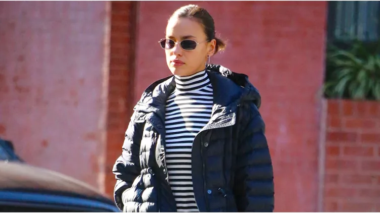 puffer jacket irina shayk