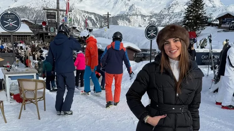 Η Σταματίνα Τσιμτσιλή στο Κουρσεβέλ