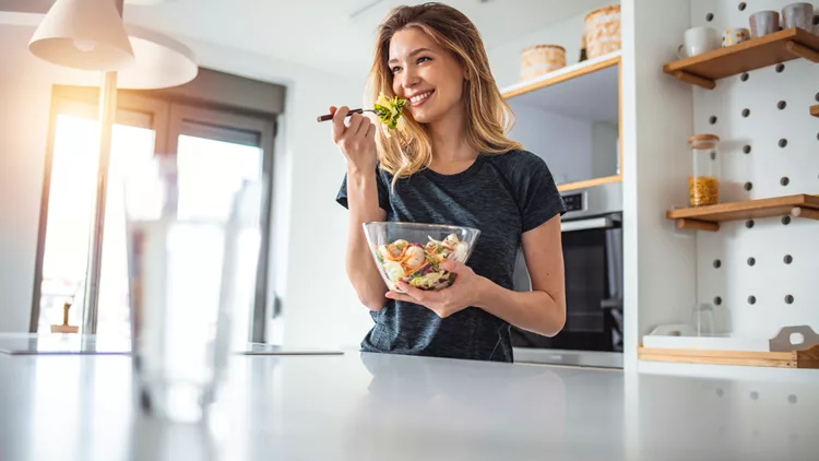 woman eating