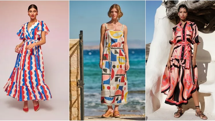 Τα πιο κομψά εμπριμέ φορέματα του καλοκαιριού που έχουν made in Greece υπογραφή