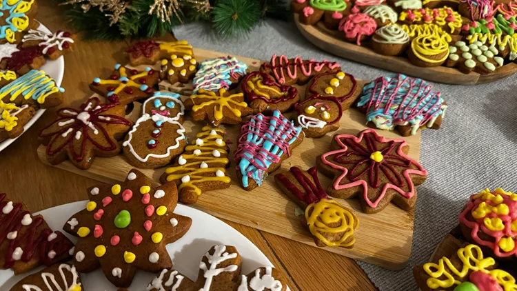 Christmas biscuits