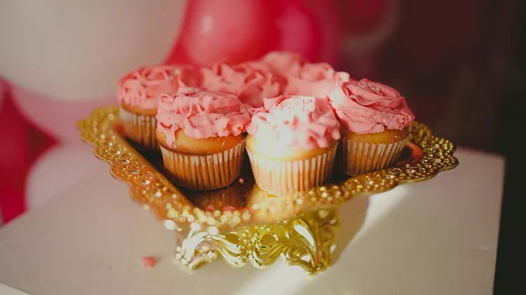 Pink cupcakes