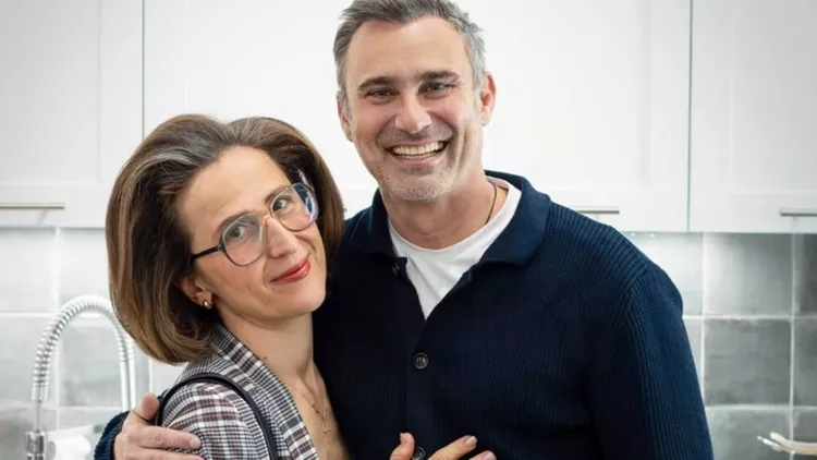 O Γιώργος Καπουτζίδης και η Γιούλη Τσαγκαράκη στις Σέρρες