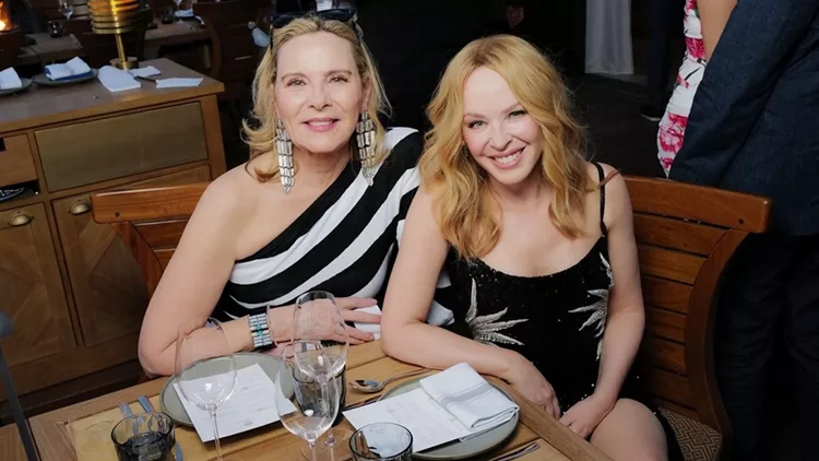 Kim Cattrall και Kylie Minogue