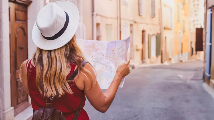 woman travelling