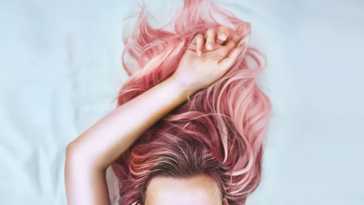 pink hair