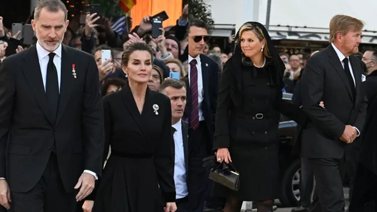 Οι εμφανίσεις της βασίλισσας Letizia και βασίλισσας Maxima στην κηδεία του Κωνσταντίνου Γλύξμπουργκ