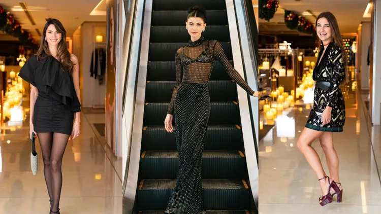 Τα μαύρα festive φορέματα των Ελληνίδων celebrities που θα αντικαταστήσουν τις παγιέτες στο ρεβεγιόν