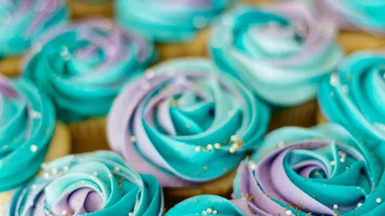 Blue cupcakes