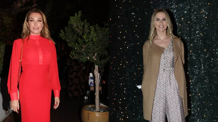 Η Ντορέττα Παπαδημητρίου και η Τατιάνα Στεφανίδου με το ίδιο φόρεμα στην πιο κομψή απόχρωση της σεζόν