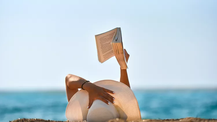 sea and woman