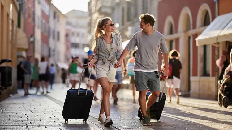 couple travelling