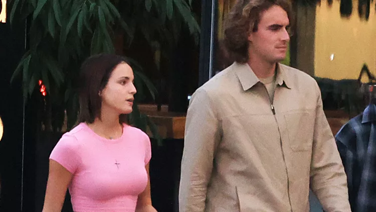 Ελισάβετ και Στέφανος Τσιτσιπάς στη Γλυφάδα