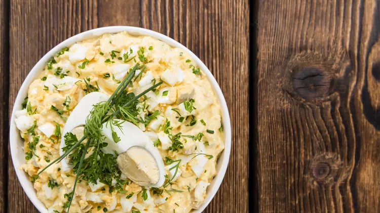 Bowl with Egg Salad